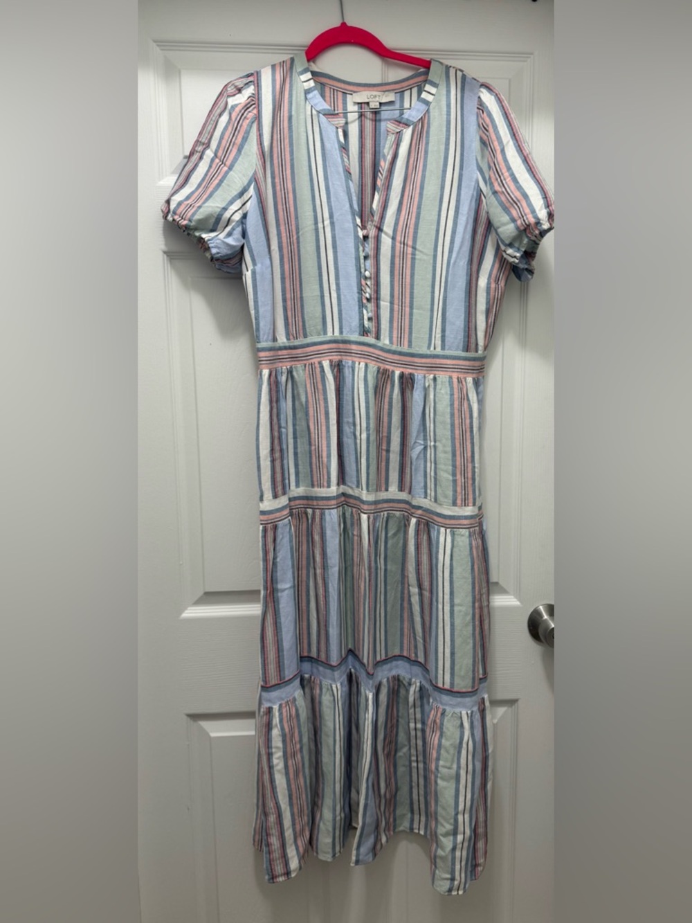LOFT TIERED MAXI DRESS